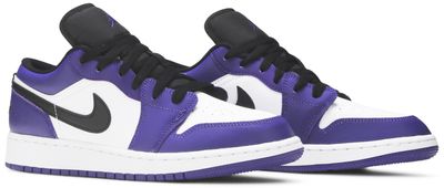 Jordan 1 Low Court Purple White (GS)