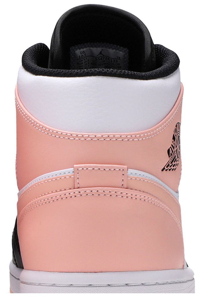 Jordan 1 Mid Arctic Orange Black Toe