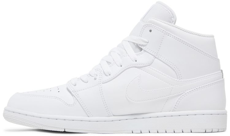 Jordan 1 Mid Triple White (2022)