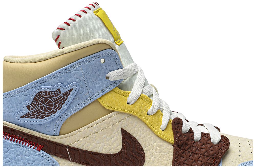 Jordan 1 Mid SE Fearless Maison Chateau Rouge