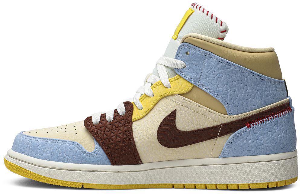 Jordan 1 Mid SE Fearless Maison Chateau Rouge