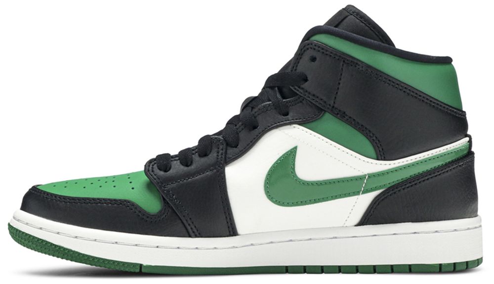 Jordan 1 Mid Green Toe