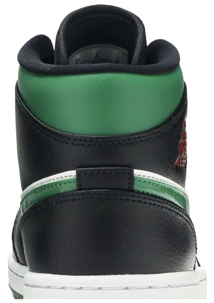 Jordan 1 Mid Green Toe