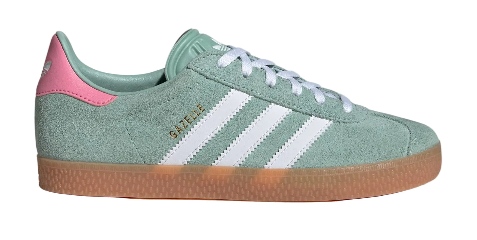 adidas Gazelle Hazy Green Bliss Pink (GS)
