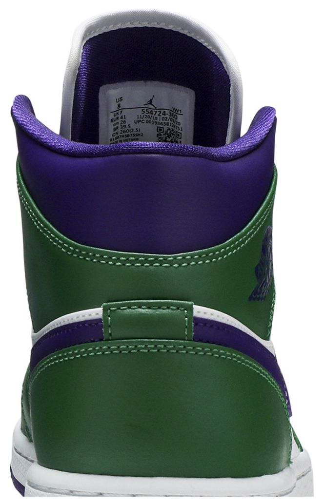 Jordan 1 Mid Incredible Hulk