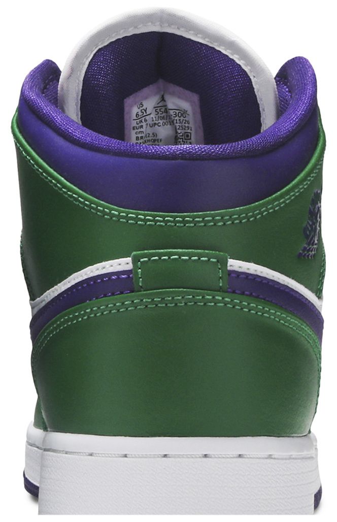 Jordan 1 Mid Incredible Hulk (GS)