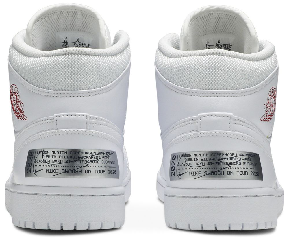 Jordan 1 Mid SE Nike Swoosh On Tour (2020)
