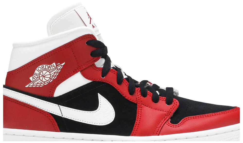 Jordan 1 Mid Gym Red Black (Women's)