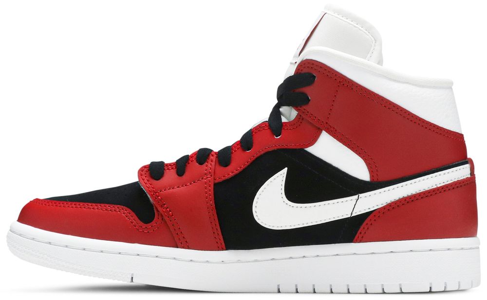 Jordan 1 Mid Gym Red Black (Women's)