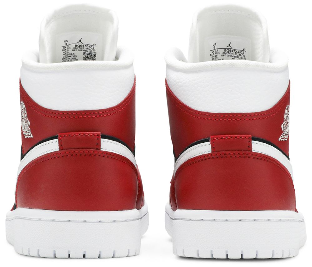 Jordan 1 Mid Gym Red Black (Women's)