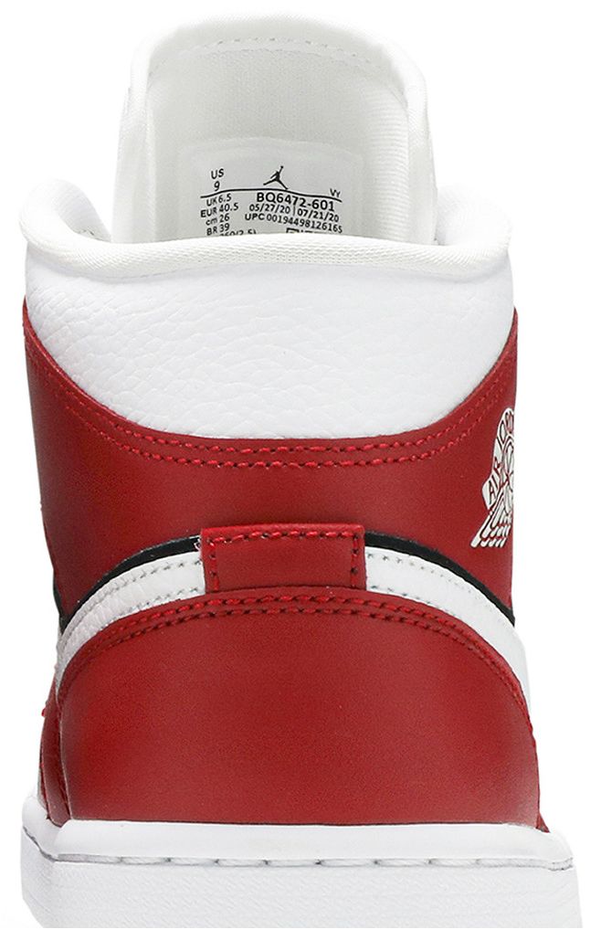 Jordan 1 Mid Gym Red Black (Women's)