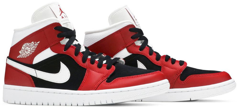 Jordan 1 Mid Gym Red Black (Women's)