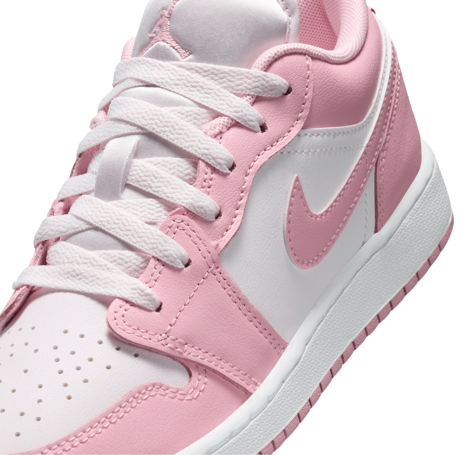 Jordan 1 Low Medium Soft Pink White (GS)