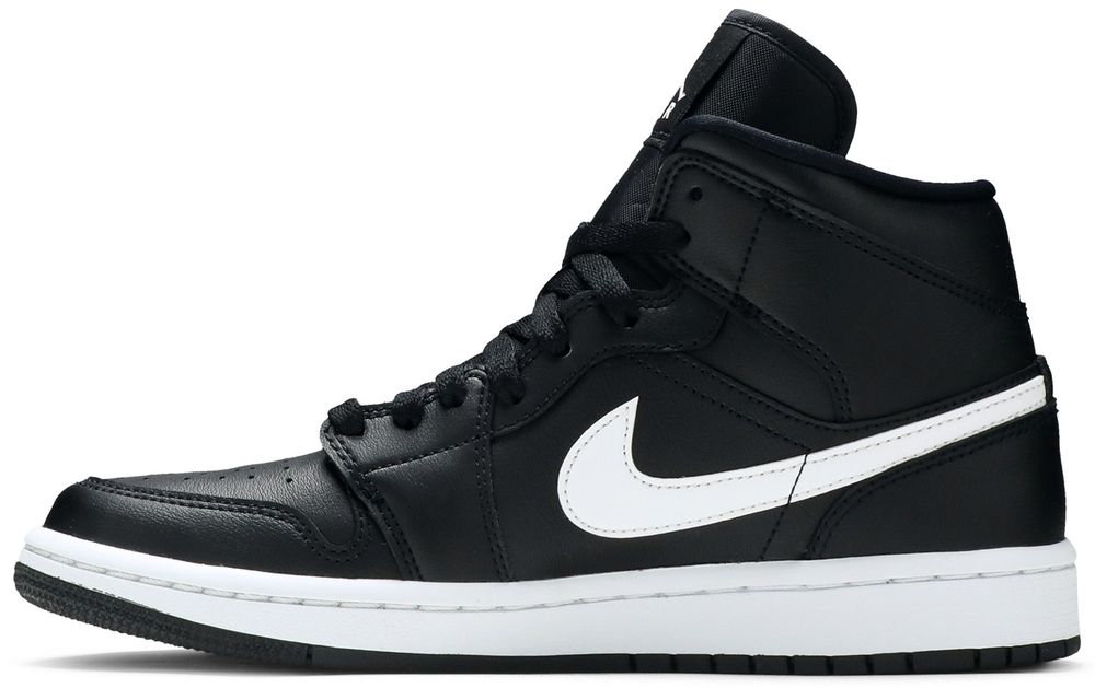 Jordan 1 Mid Black White (Women's)