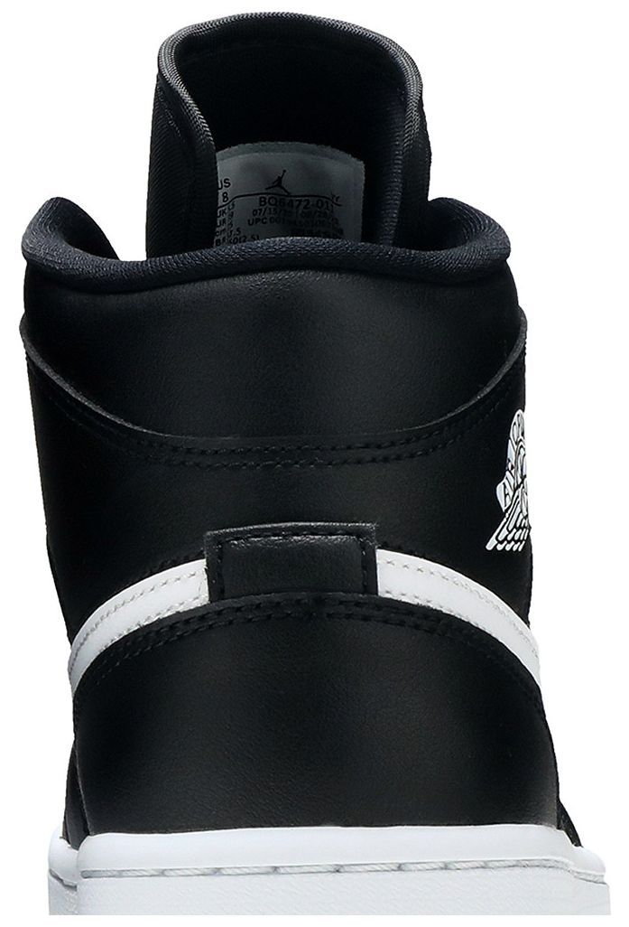 Jordan 1 Mid Black White (Women's)