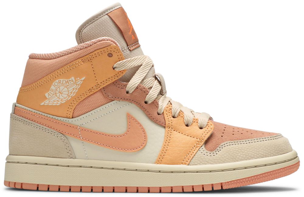Jordan 1 Mid Apricot Orange (Women's)