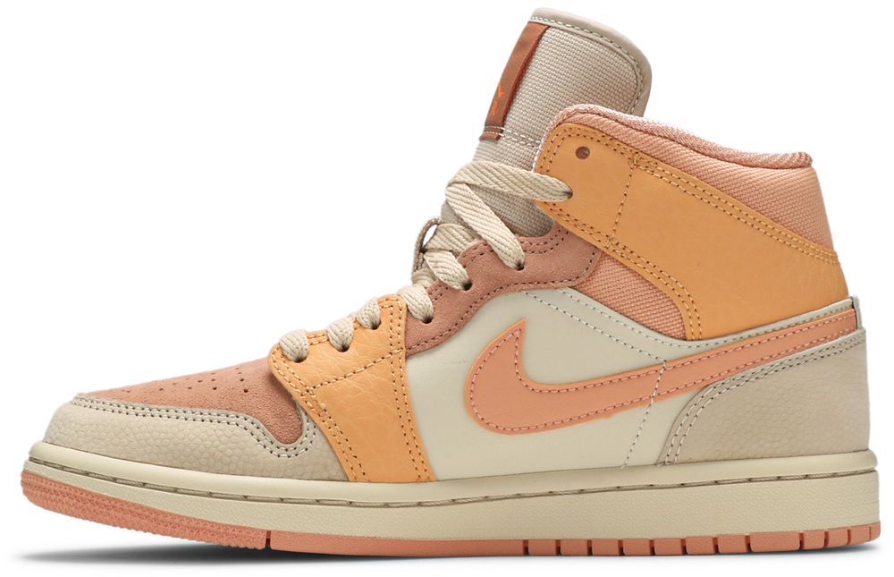 Jordan 1 Mid Apricot Orange (Women's)