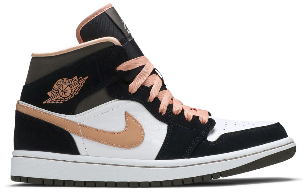Jordan 1 Mid Peach Mocha (Women's)