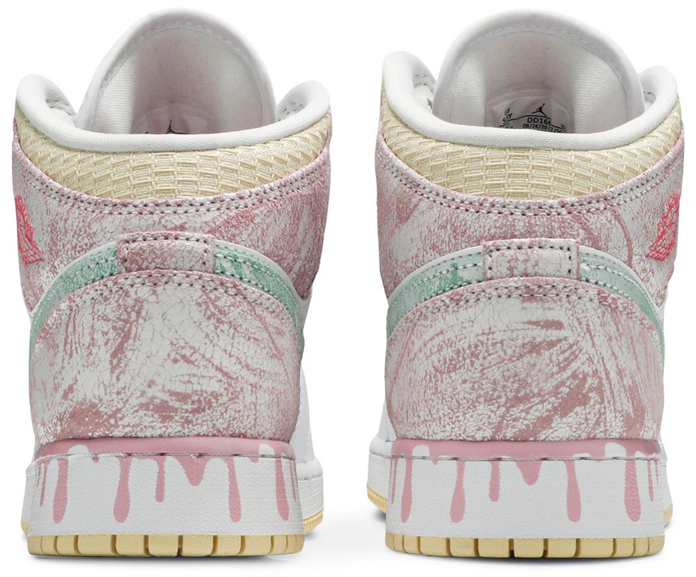 Jordan 1 Mid Paint Drip (GS)