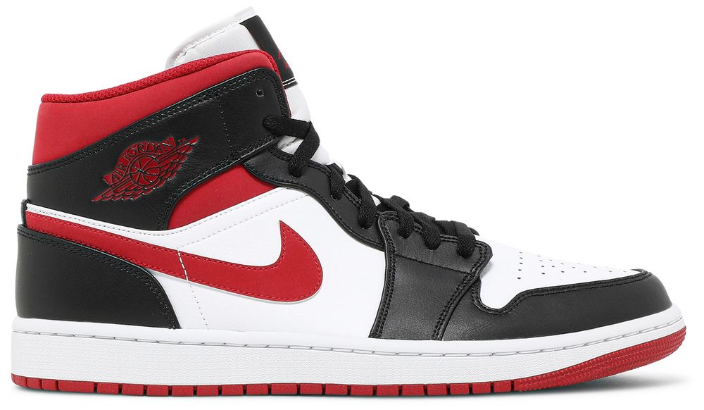 Jordan 1 Mid Gym Red Black White