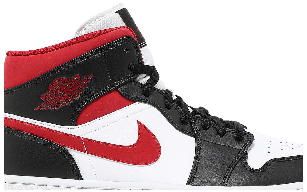 Jordan 1 Mid Gym Red Black White