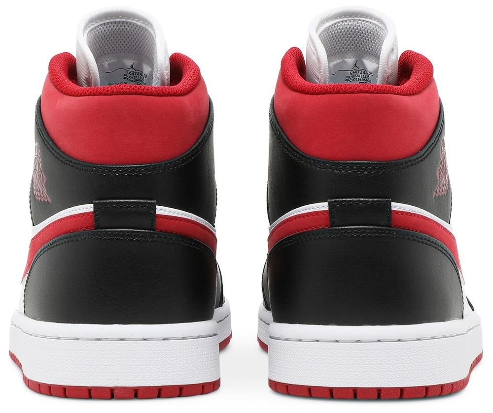Jordan 1 Mid Gym Red Black White