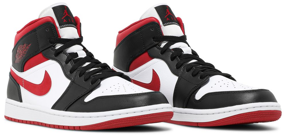 Jordan 1 Mid Gym Red Black White