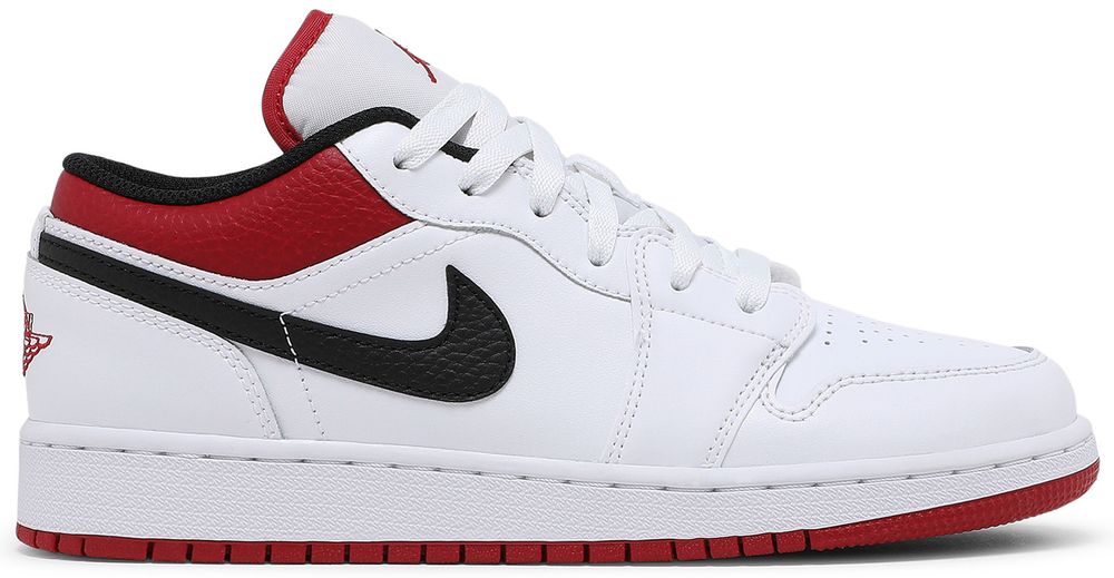 Jordan 1 Low White Gym Red (GS)