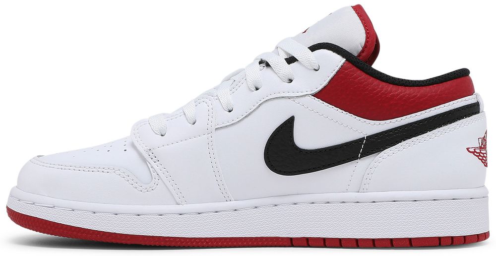 Jordan 1 Low White Gym Red (GS)