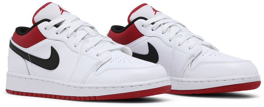 Jordan 1 Low White Gym Red (GS)