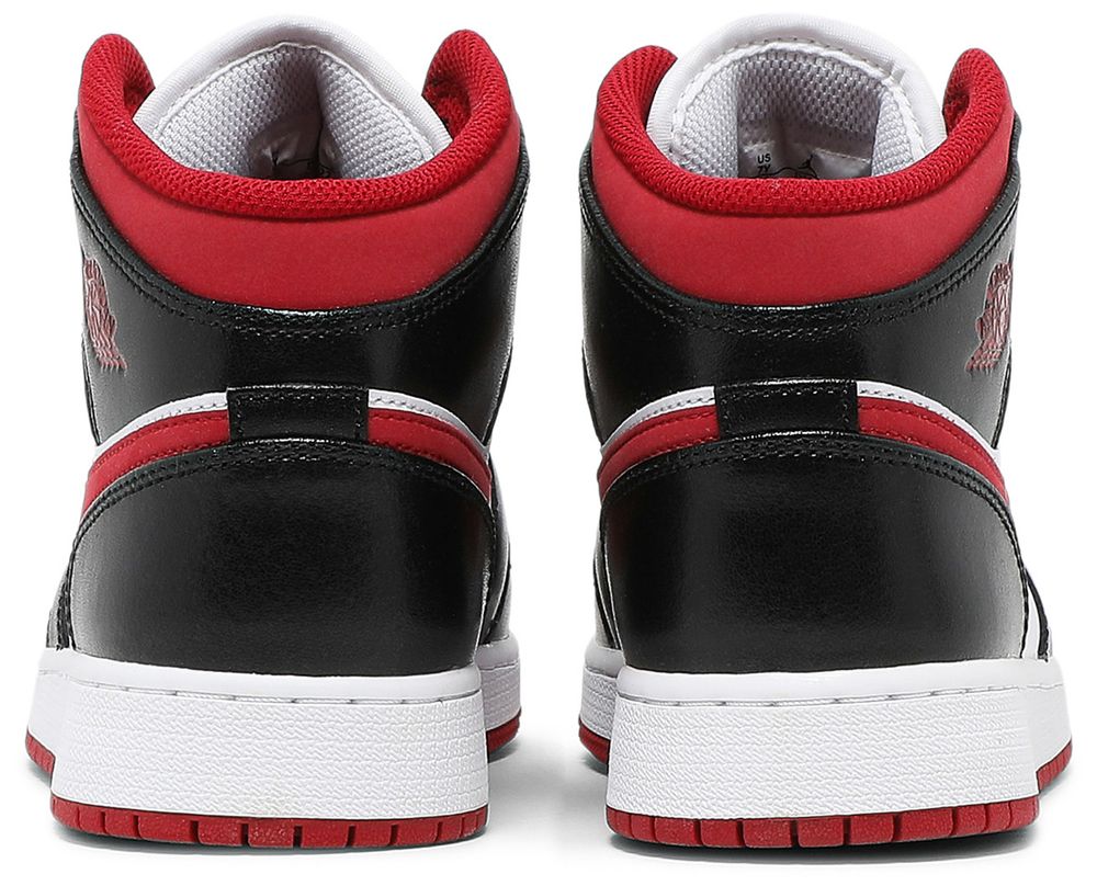 Jordan 1 Mid Gym Red Black White (GS)