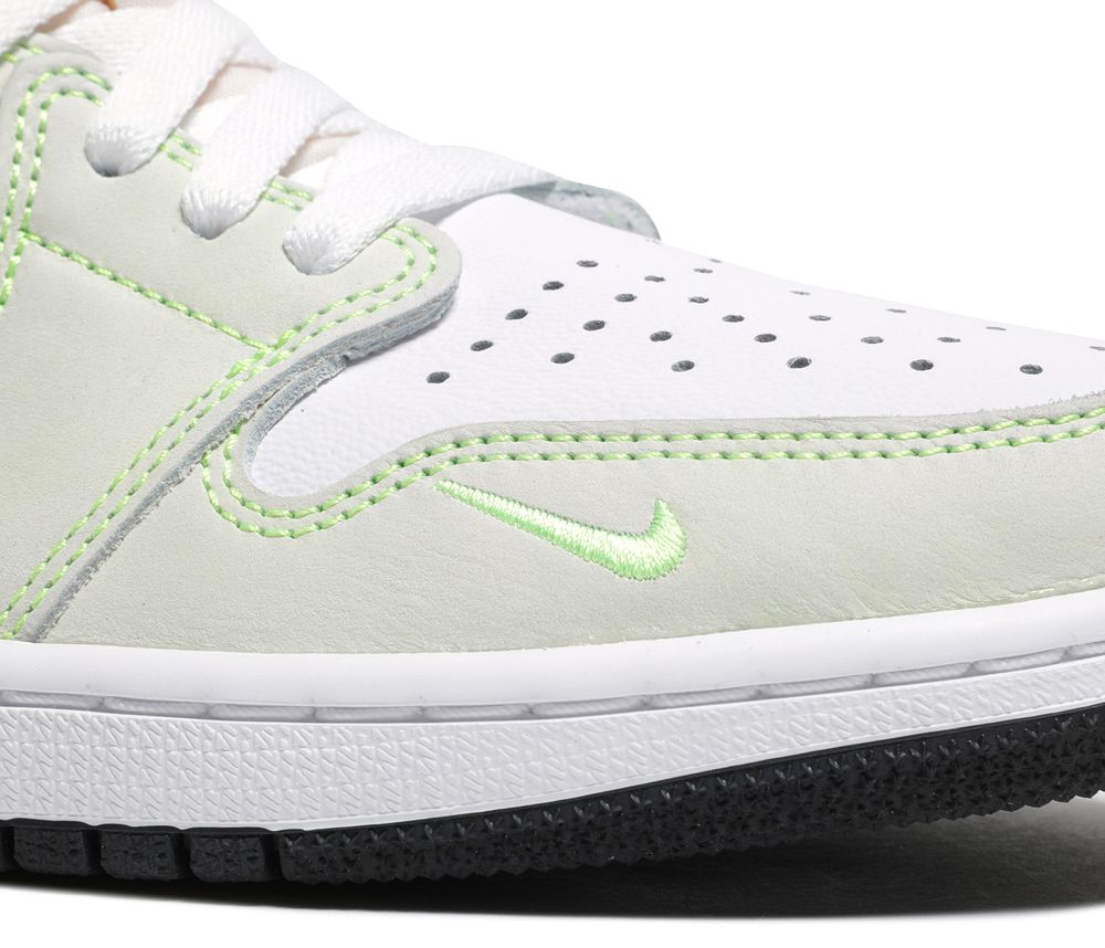 Jordan 1 Retro Low White Ghost Green Black