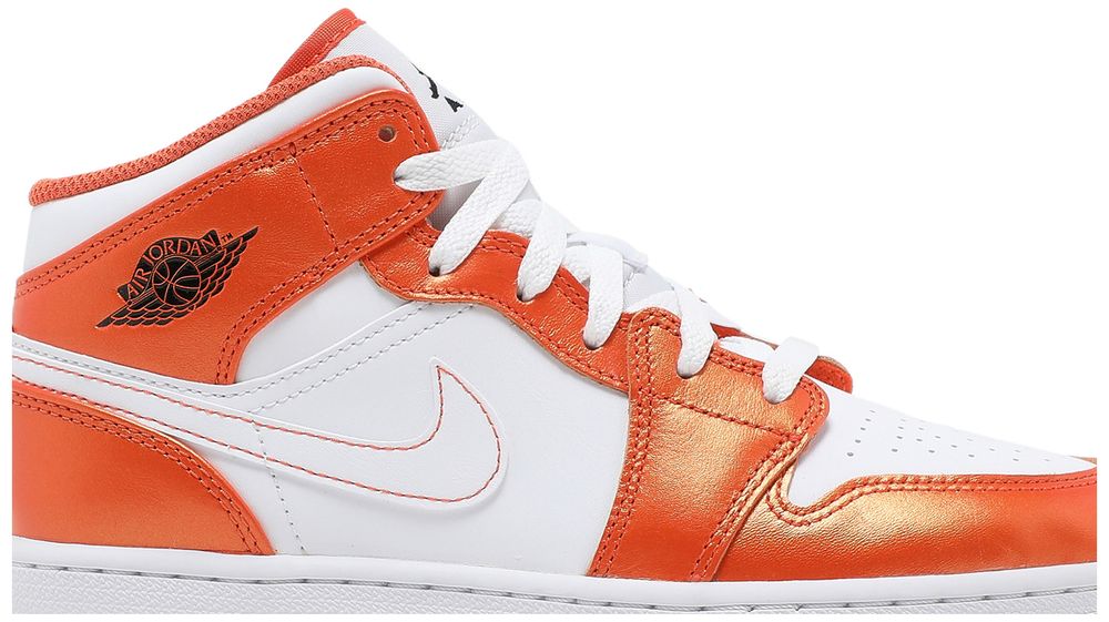 Jordan 1 Mid Metallic Orange (GS)