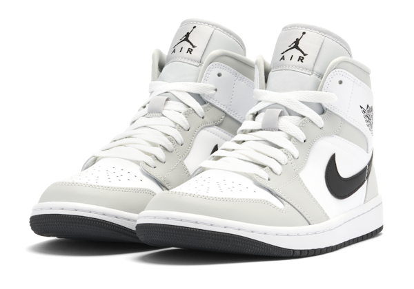 Jordan 1 Mid Light Smoke Grey (Women's)