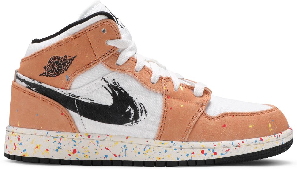 Jordan 1 Mid SE Brushstroke (GS)