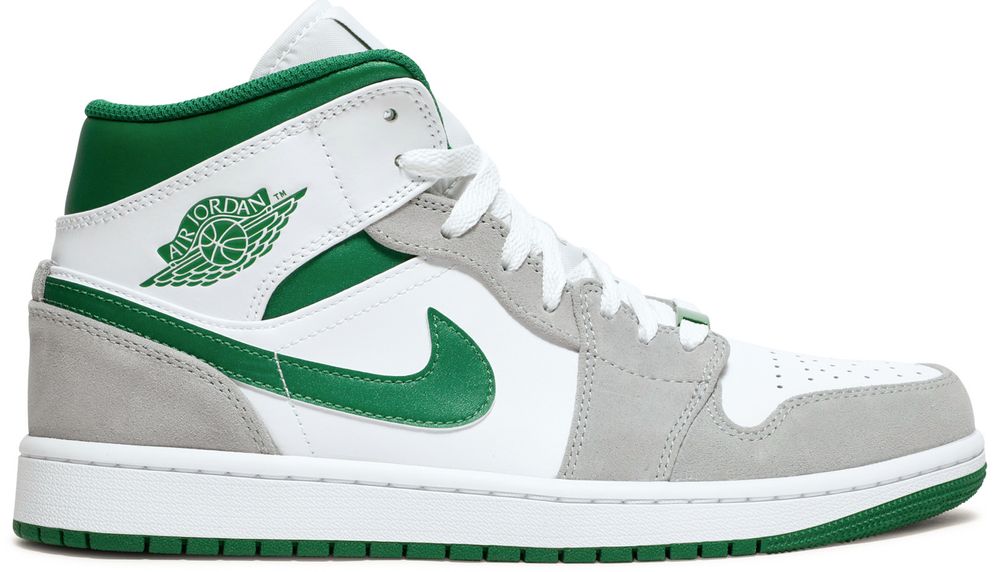 Jordan 1 Mid Grey Green