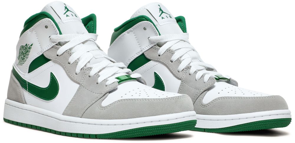 Jordan 1 Mid Grey Green