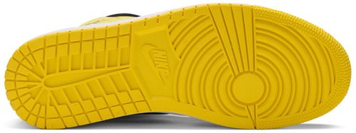 Air Jordan 1 Mid Yellow Toe Black
