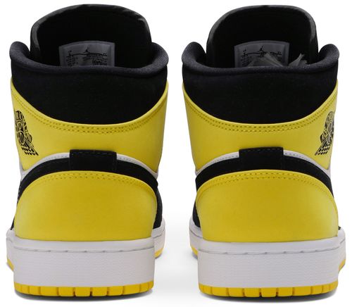 Air Jordan 1 Mid Yellow Toe Black