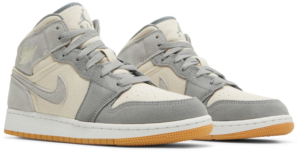 Jordan 1 Mid SE Coconut Milk Particle Grey (GS)