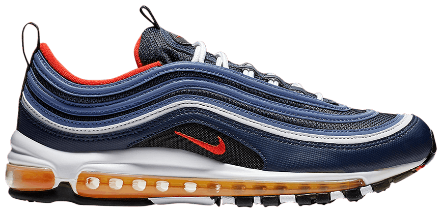 Nike Air Max 97 Midnight Navy Habanero Red