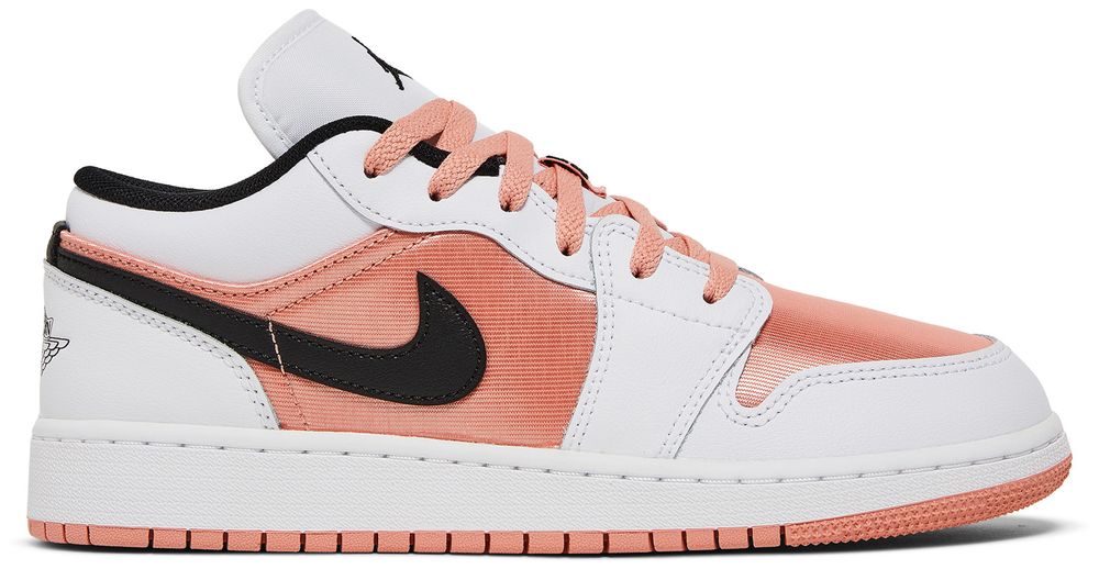 Jordan 1 Low White Light Madder Root (GS)
