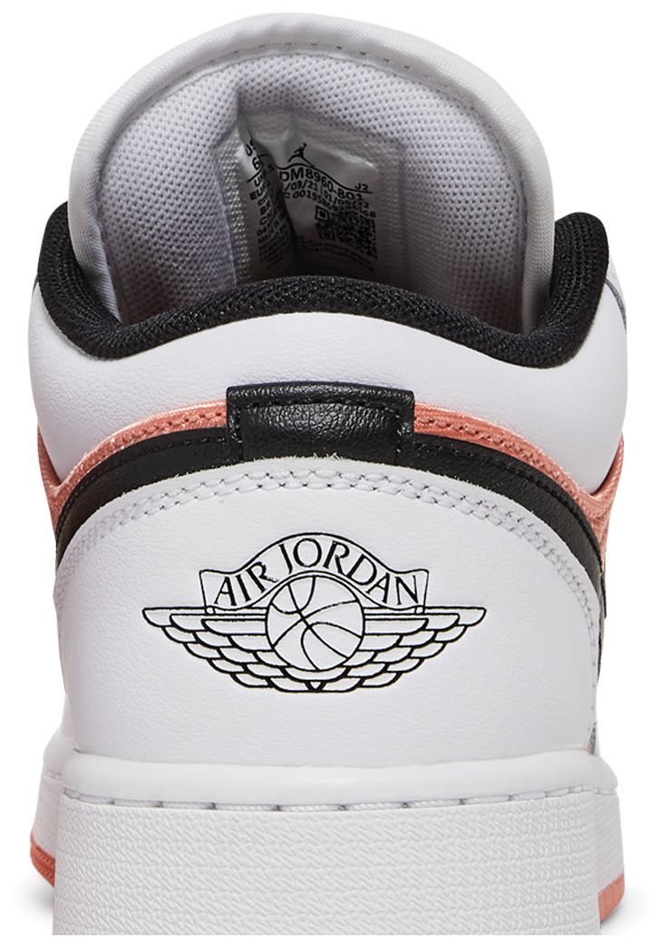 Jordan 1 Low White Light Madder Root (GS)
