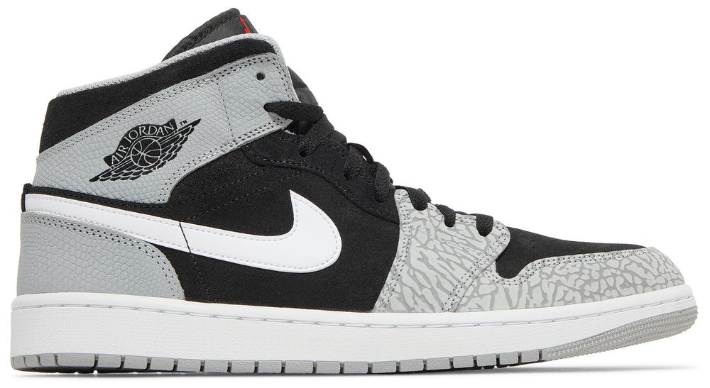 Jordan 1 Mid Elephant Print