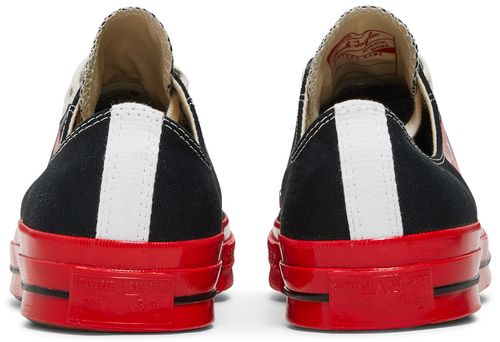 Converse Chuck Taylor All Star 70 Ox Comme des Garcons PLAY Black Red Midsole