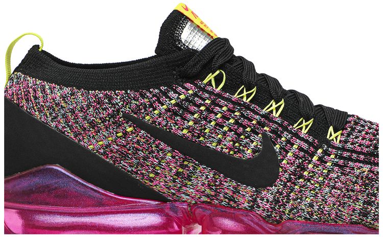 Nike Air VaporMax Flyknit 3 Black Pink Blast (Women's)