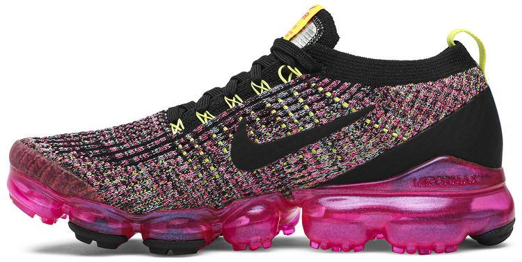 Nike Air VaporMax Flyknit 3 Black Pink Blast (Women's)