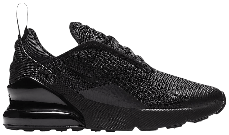 Nike Air Max 270 Triple Black (PS)