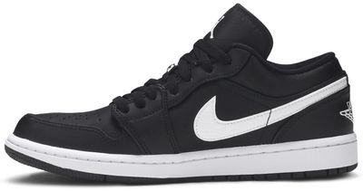 Jordan 1 Low Black White (Women's)