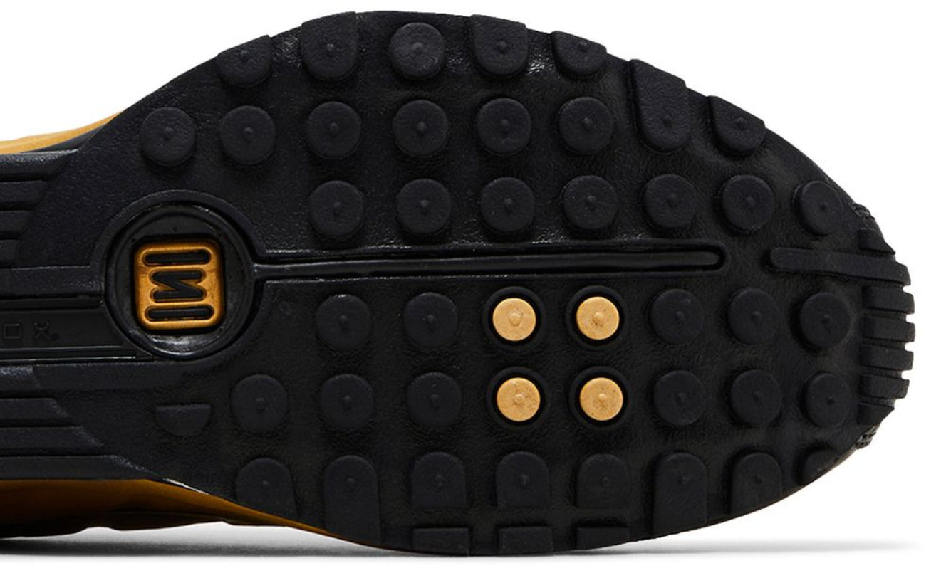Nike Shox R4 Black Metallic Gold (Women's)